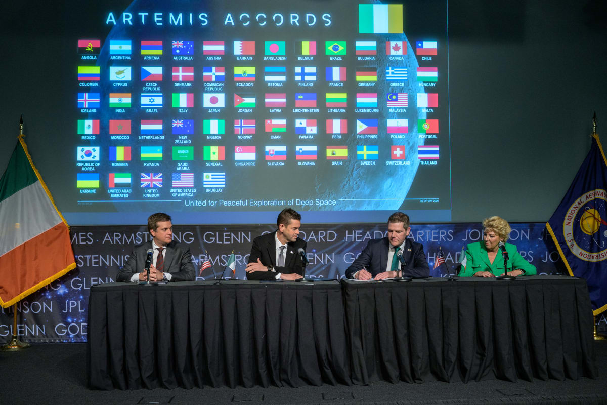 Ireland Joins 65 Nations in Peaceful Space Exploration Pact