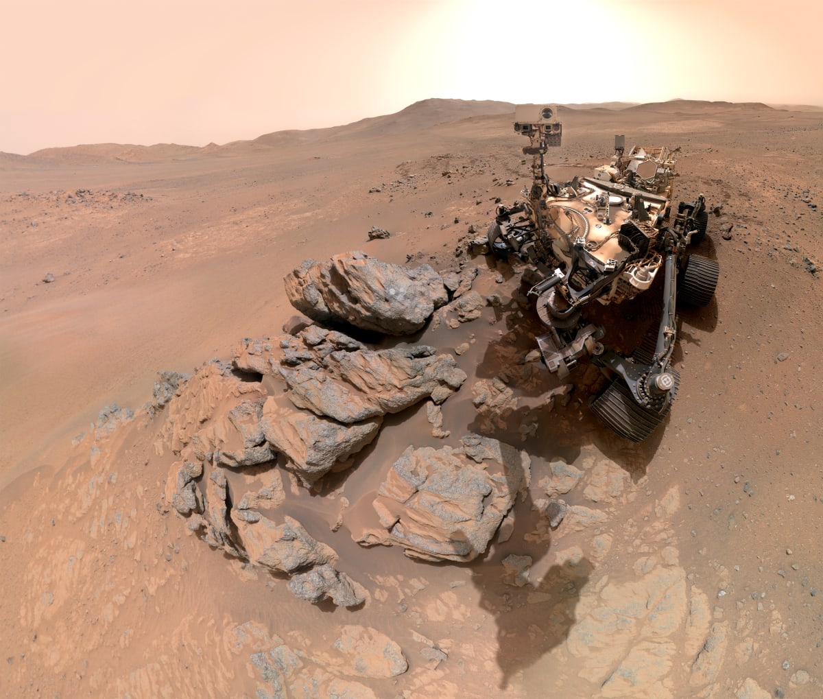 NASA Rover Captures Stunning Selfie Beyond Mars Crater