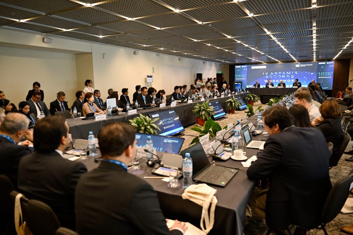 Representatives from Artemis Accords signatory nations gathered at workshop in Lima, Peru