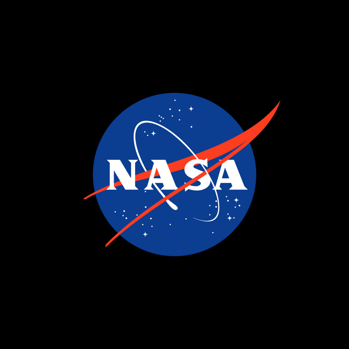 NASA logo with Earth and space in background representing international space cooperation