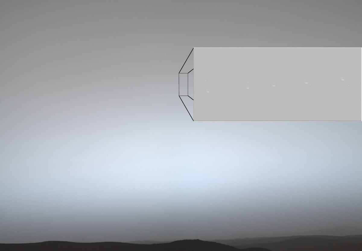 NASA Rover Captures Earth Hidden Behind Martian Moon