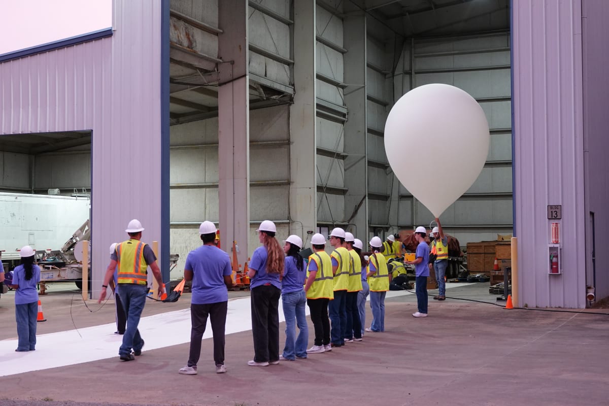 Louisiana Students Launch 75 Experiments to Edge of Space