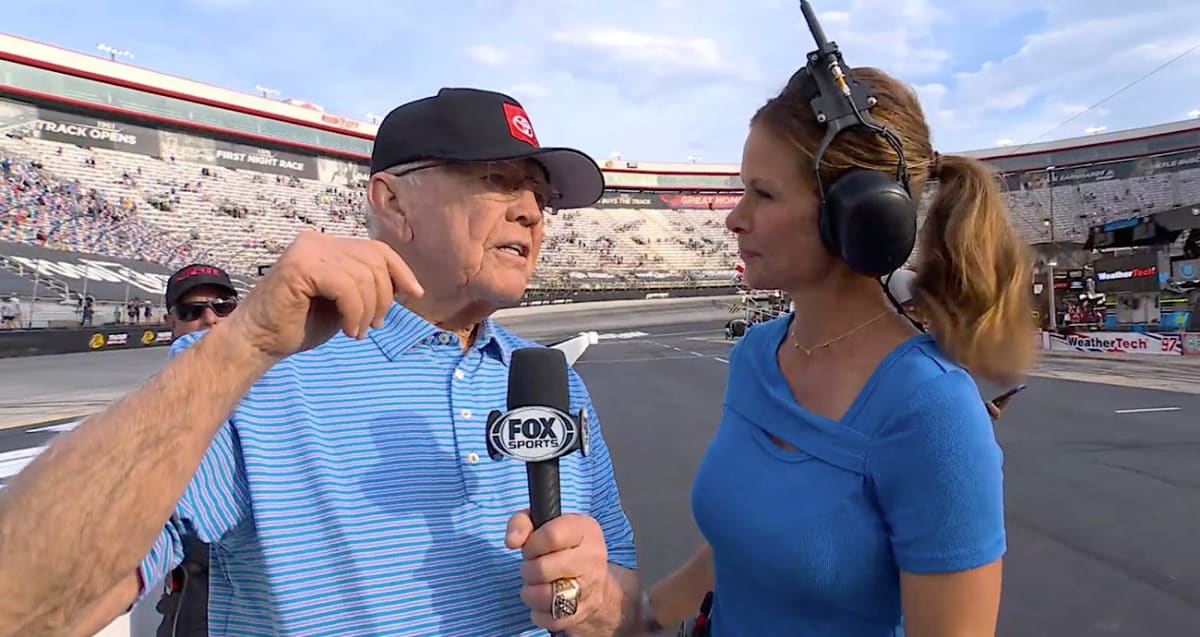 NASCAR's Joe Gibbs Celebrates Grandson's Win in Victory Lane