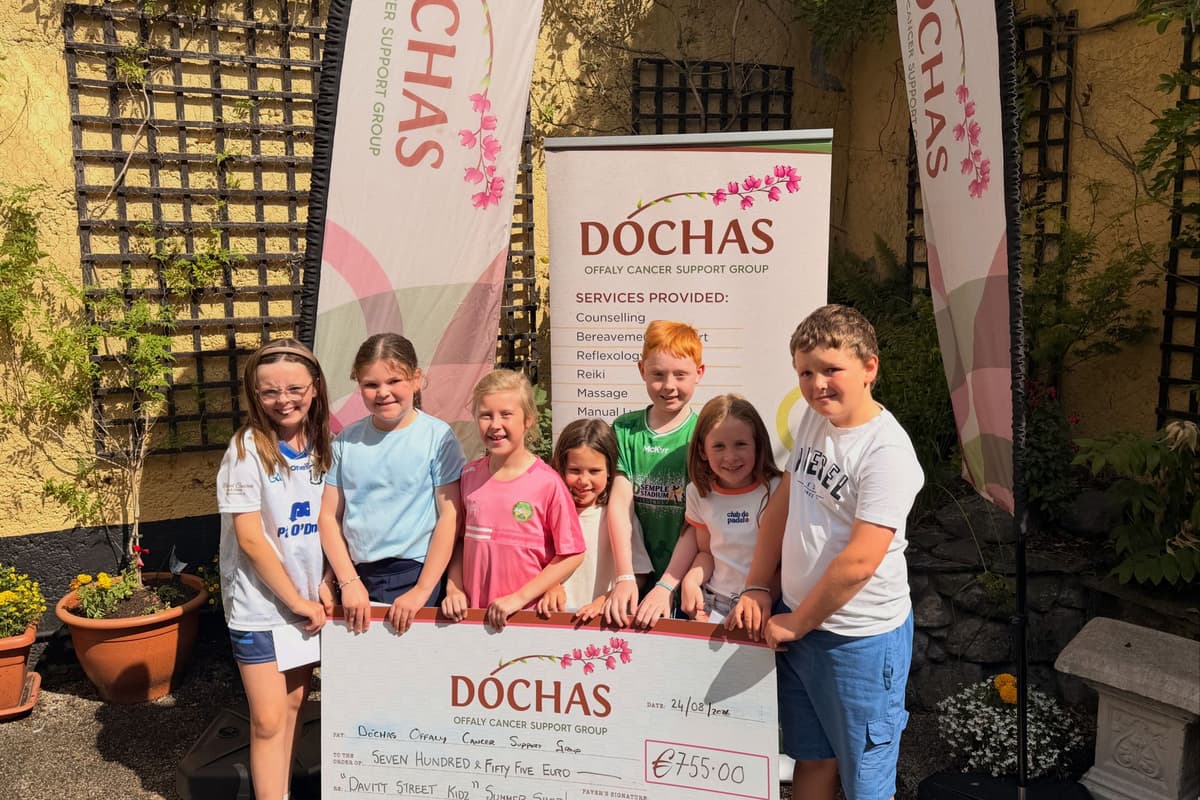 Irish Kids' Pop-Up Shop Raises €755 for Cancer Support
