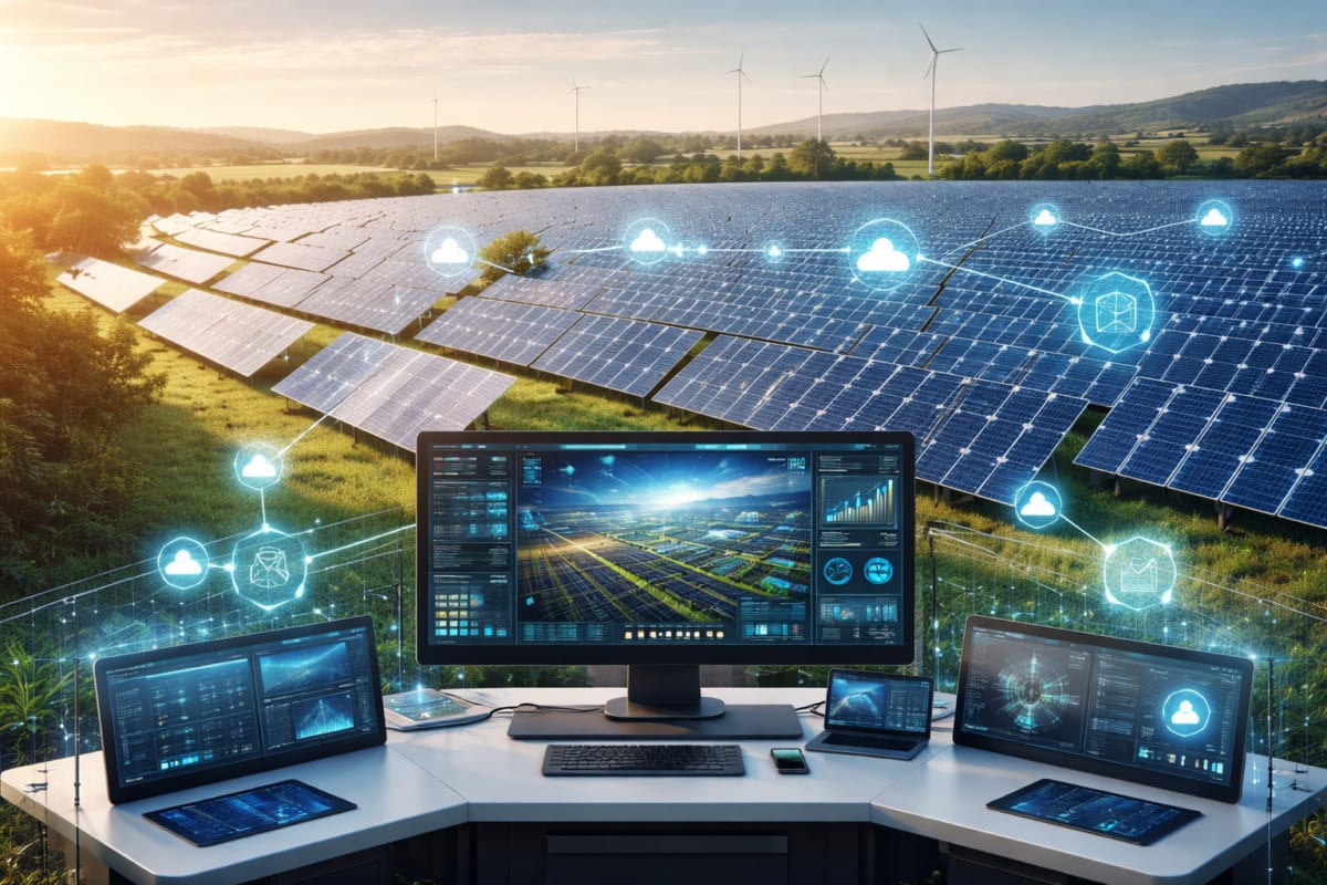 German Startup's 22 AI Workers Run Solar Plants Solo
