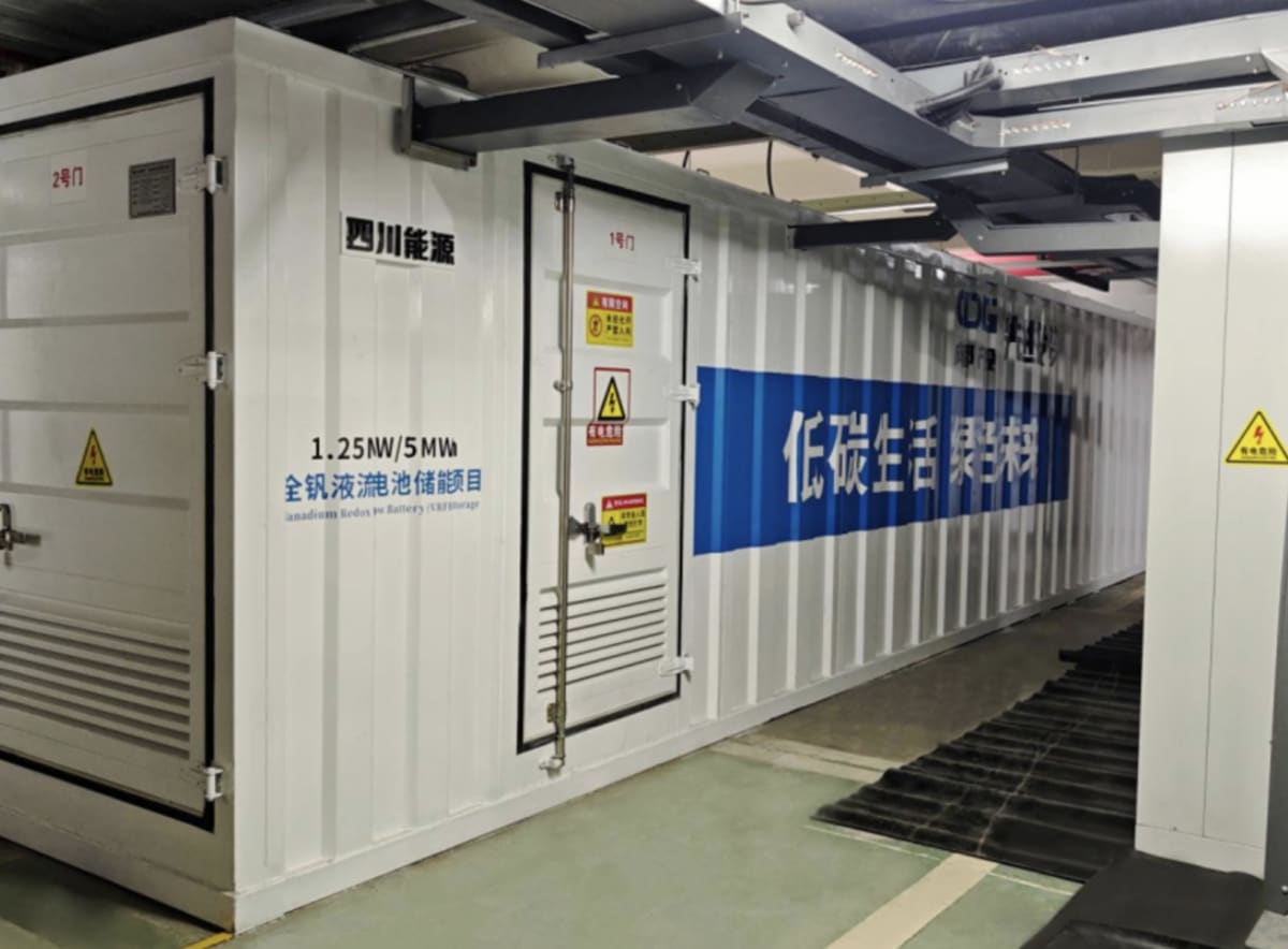China Installs First Underground Battery in City Basement