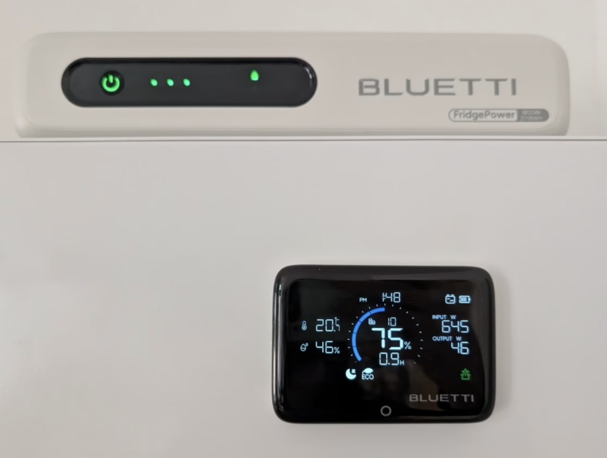 Modular home battery system providing backup power to household appliances during outage