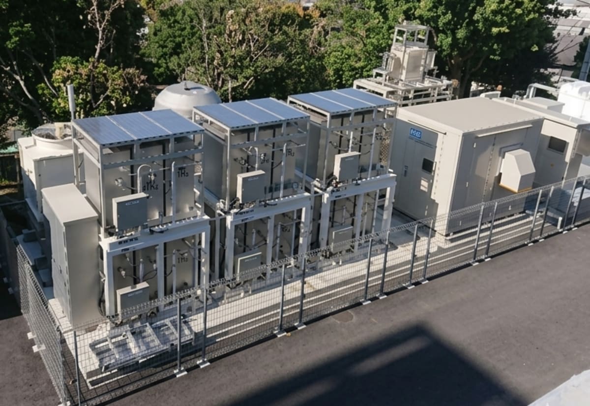 Japan Building Runs on Solar Power Year-Round with Hydrogen