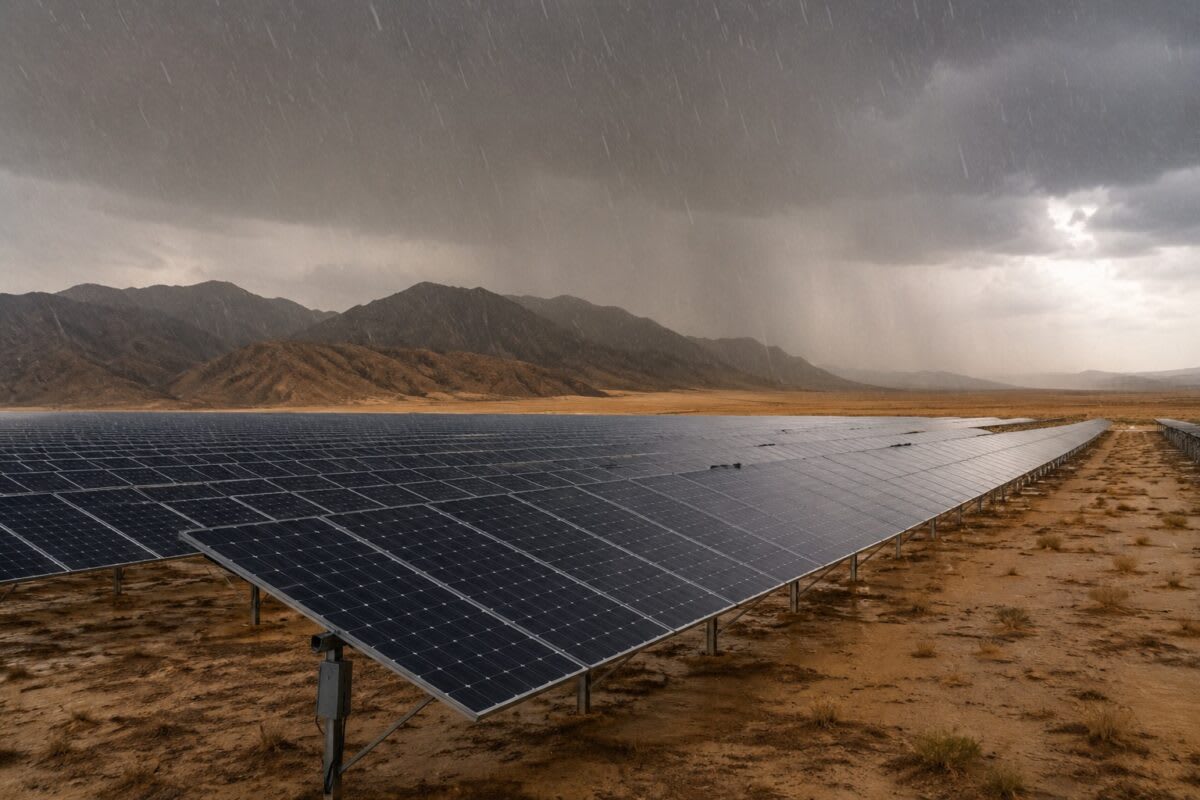 Solar Farms Could Make It Rain in Deserts, Study Finds