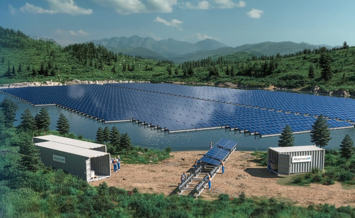 French Firm Makes Solar Panels Float With Mobile Factories