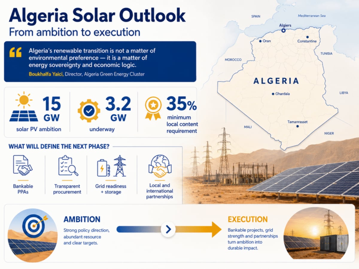 Algeria Powers Up 3.2 GW Solar Project to Save Gas Exports - Image 3