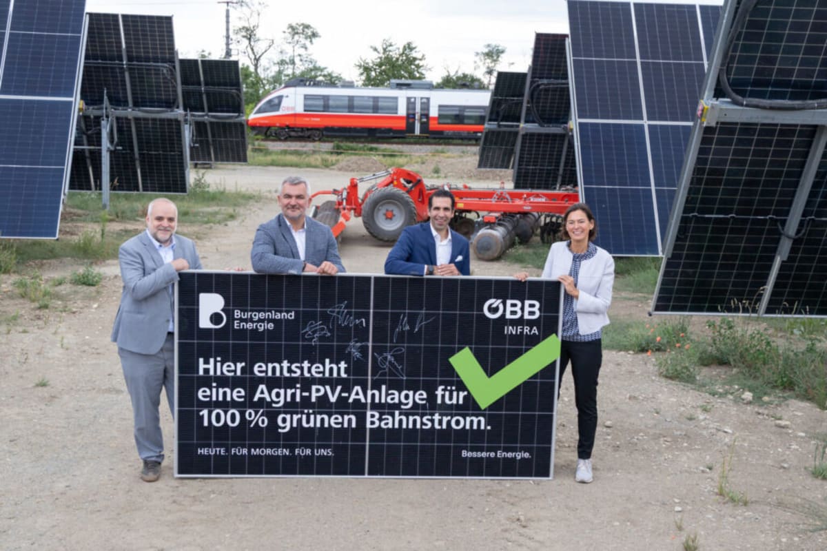 Austria Powers Trains with Solar Farm That Grows Food Too - Image 3