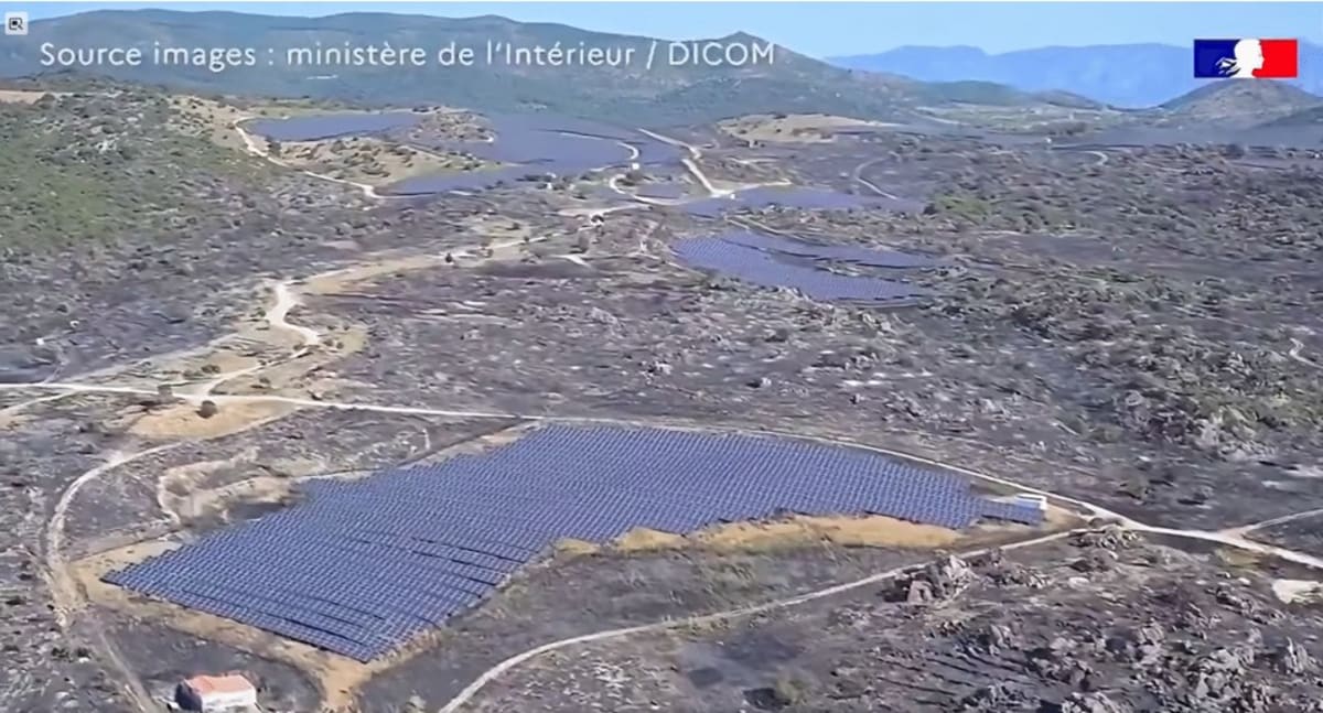 Simple Brush Clearing Saves Solar Farm From French Wildfire