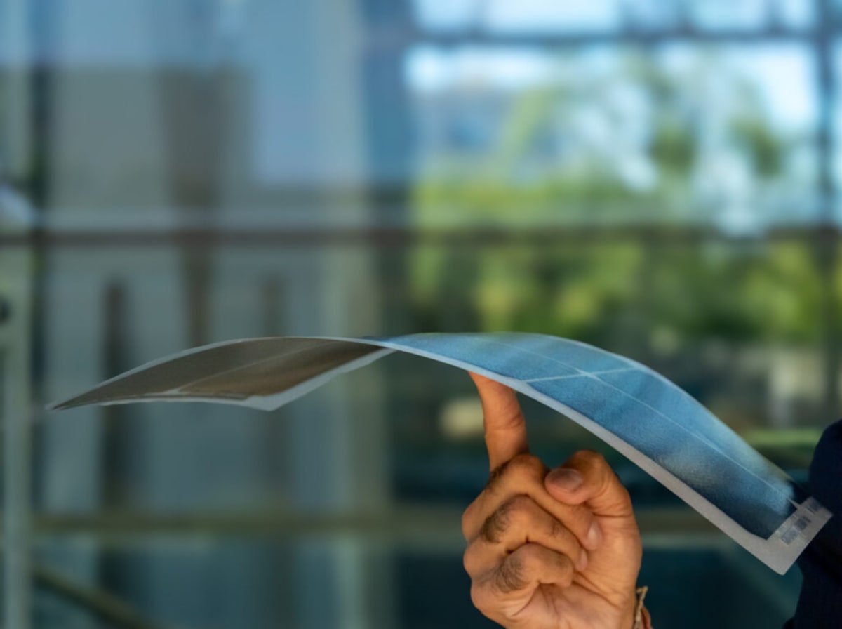 Ultra-Thin Solar Film Sticks Like Tape to Any Surface - Image 3