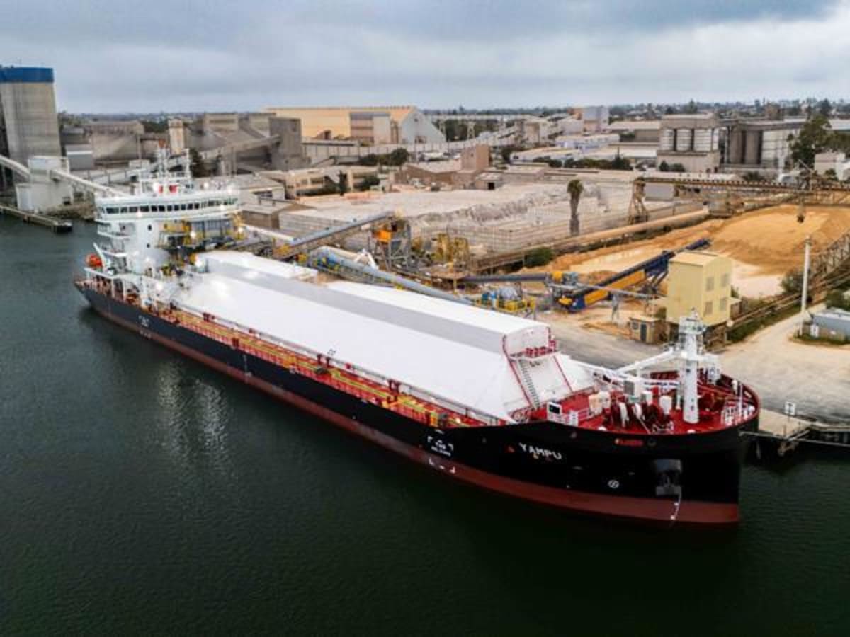 Australia Launches Hybrid Electric Cargo Ship on Adelaide Run