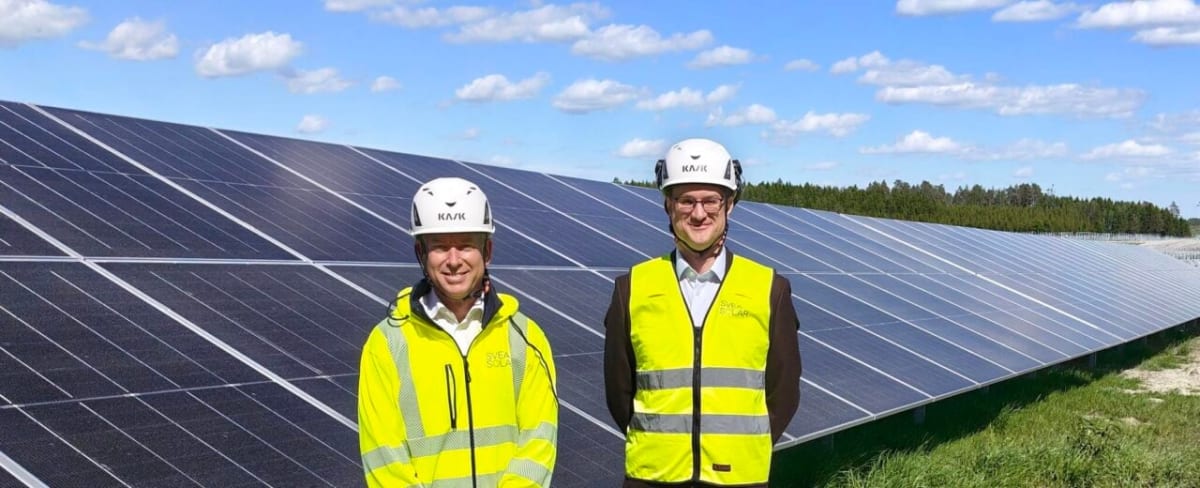 Sweden Secures €185M for Largest Solar-Storage Project