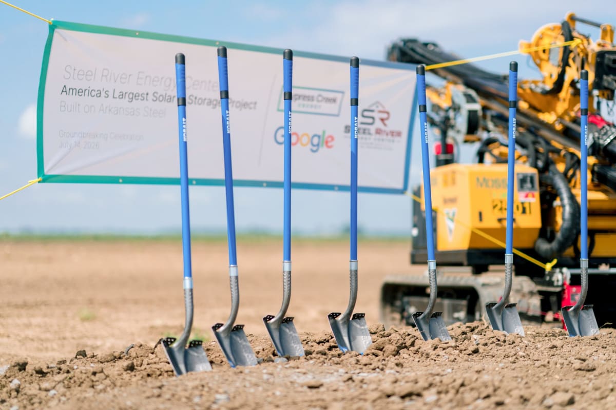 Arkansas Solar Project Becomes Largest Built With US Steel
