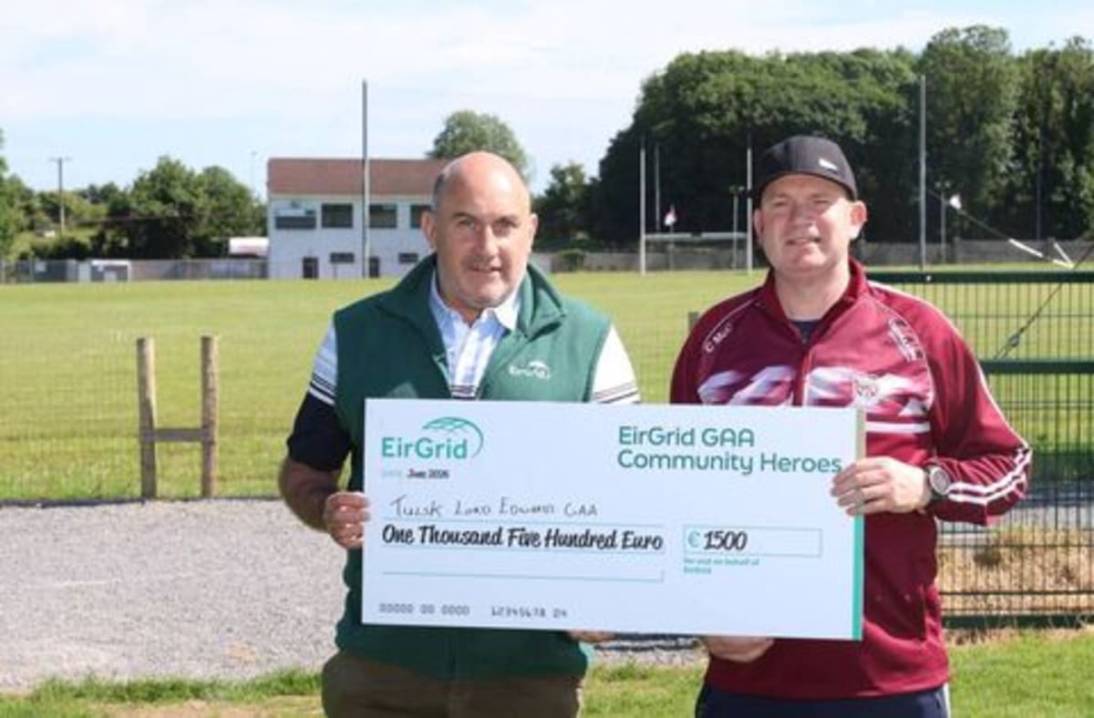 Irish Volunteer Wins €1,500 for Local GAA Club