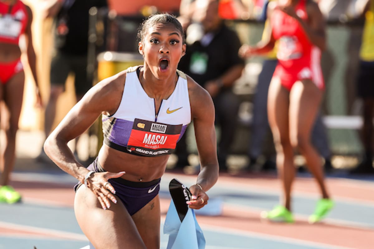 Masai Russell Breaks 100m Hurdles World Record in 12.09 - Image 5