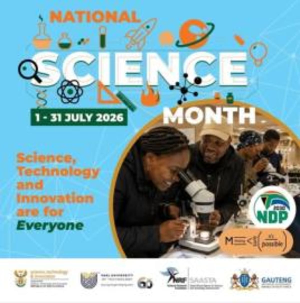 Young South African students conducting science experiments together in bright classroom setting