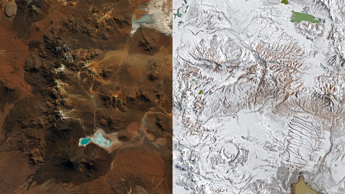 Snow Blankets One of Earth's Driest Places in Rare Event