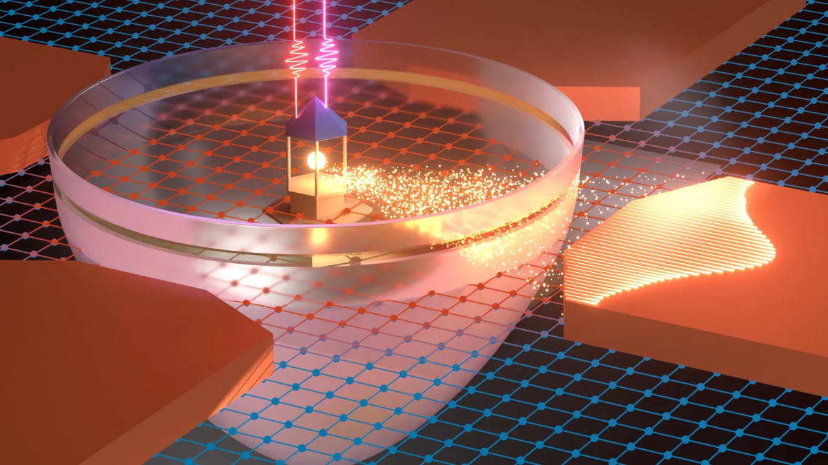 Scientists Create "Electron Lighthouse" Using Only Laser Light