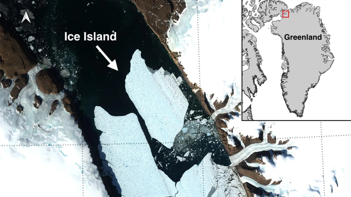 Scientists Track Rare Arctic Ice Island to Protect Ships