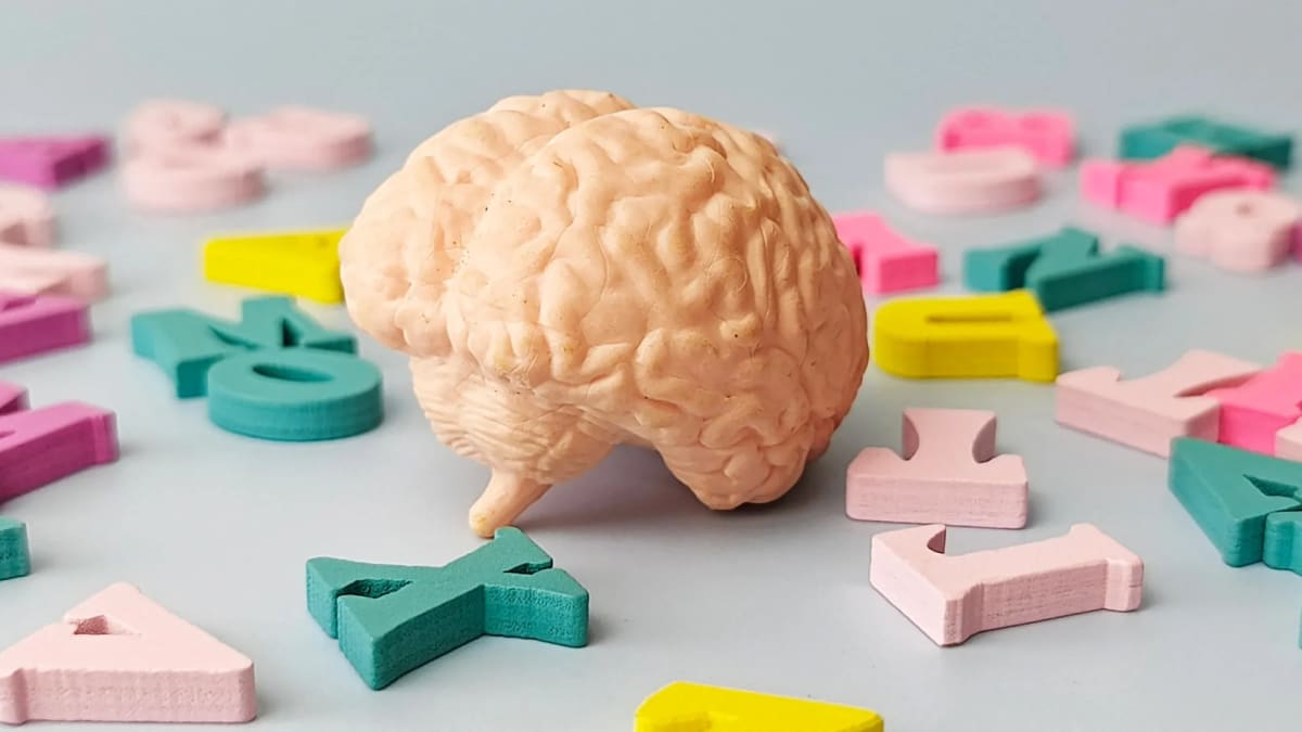 Diverse group of people conversing in multiple languages with vibrant brain connections illustrated overhead