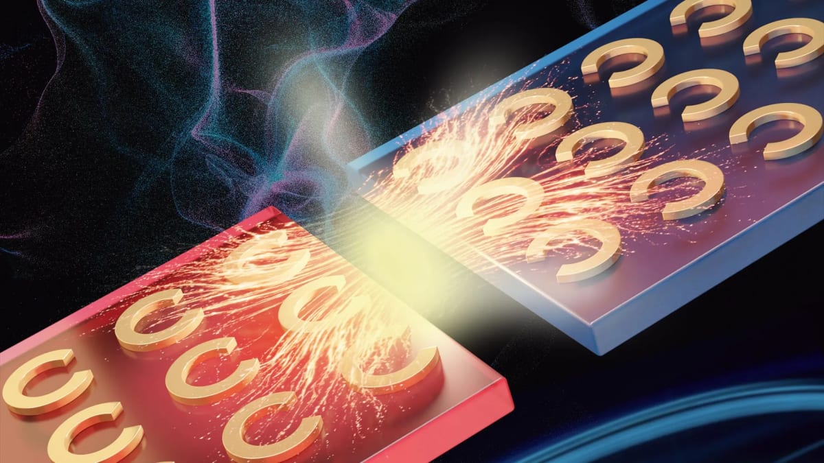 Scientists Boost Heat Flow 4X With Tiny Gold Structures