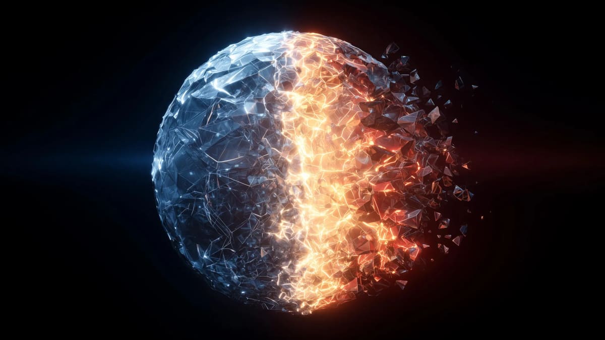 Microscopic view of assembled silver nanoparticles forming a crystalline structure with quantum properties