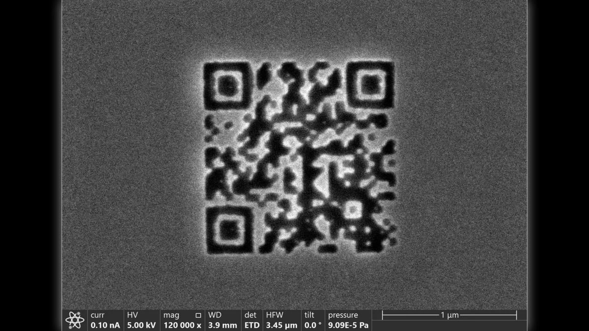 World's Smallest QR Code Could Store Data for Centuries