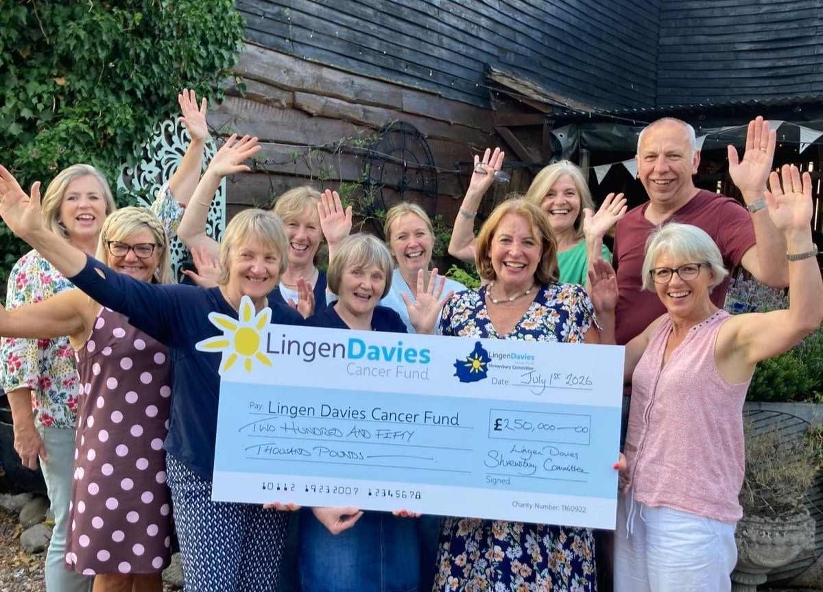 Shrewsbury Volunteers Raise £250K for Cancer Care in 5 Years