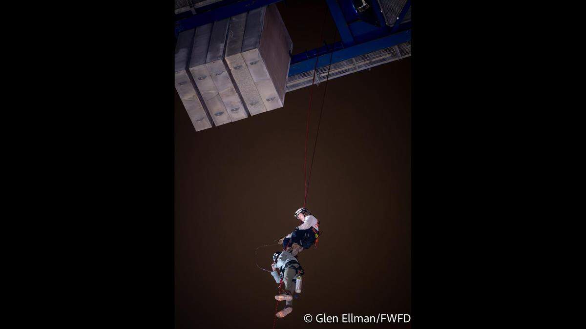 Fire Crew Rescues Crane Worker 200 Feet in the Air
