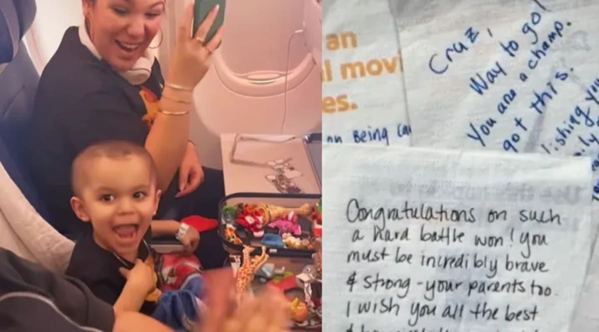 Plane Passengers Celebrate 2-Year-Old's Cancer Victory