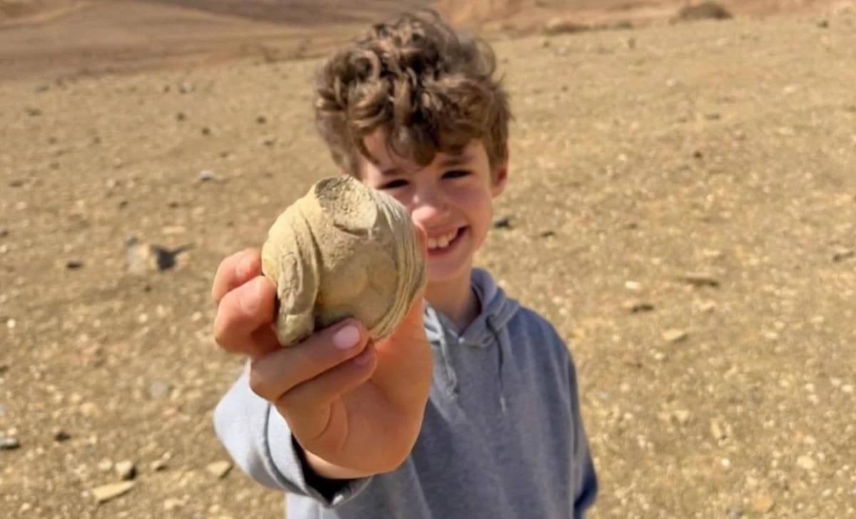 8-Year-Old Finds 1,700-Year-Old Statue on Family Hike - Image 2