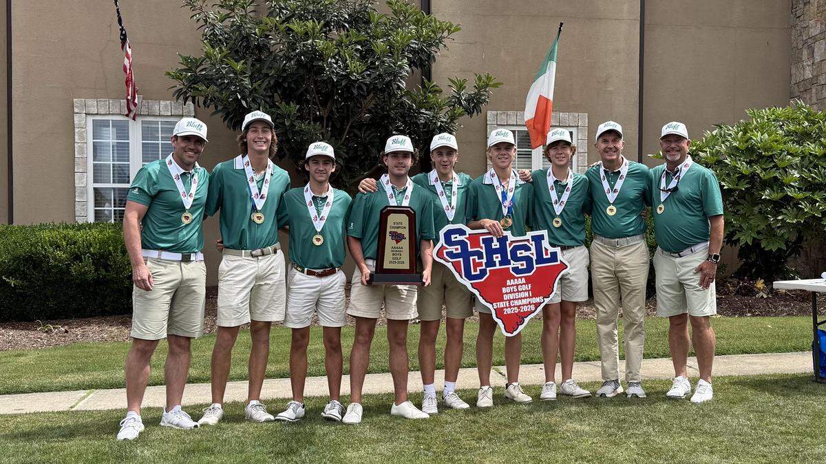 River Bluff Boys Golf Wins Second Straight SC Title