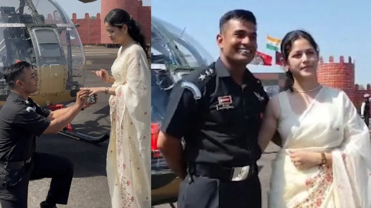 Army Pilot's Post-Graduation Proposal Goes Viral in India