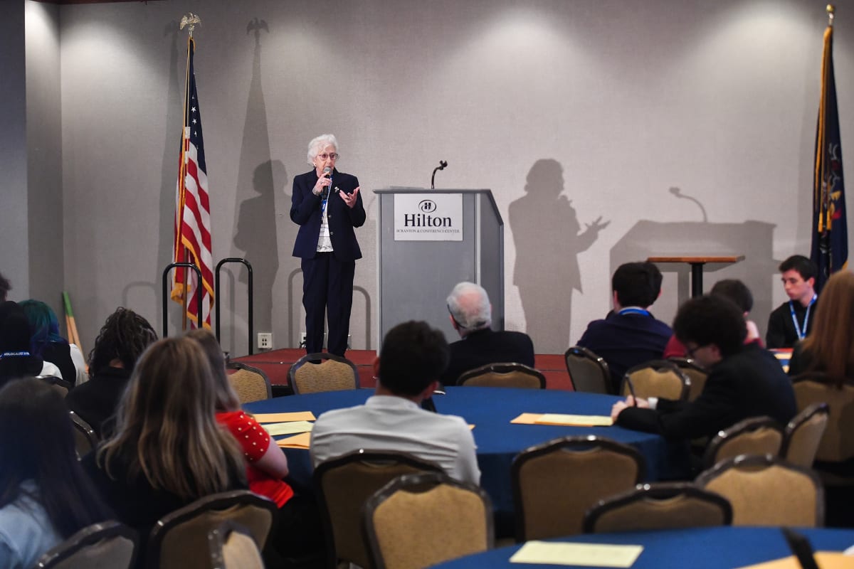 90-Year-Old Holocaust Survivor Shares Hope With Hundreds of Teens - Image 5