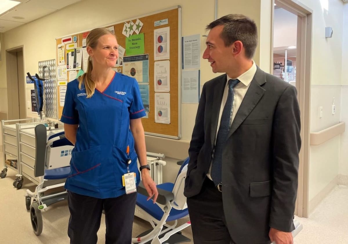 Modern medical infusion center with comfortable treatment chairs where cancer patients receive chemotherapy and treatment