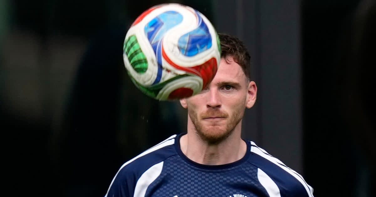 Scotland national soccer team captain Andy Robertson preparing for historic World Cup match against Brazil