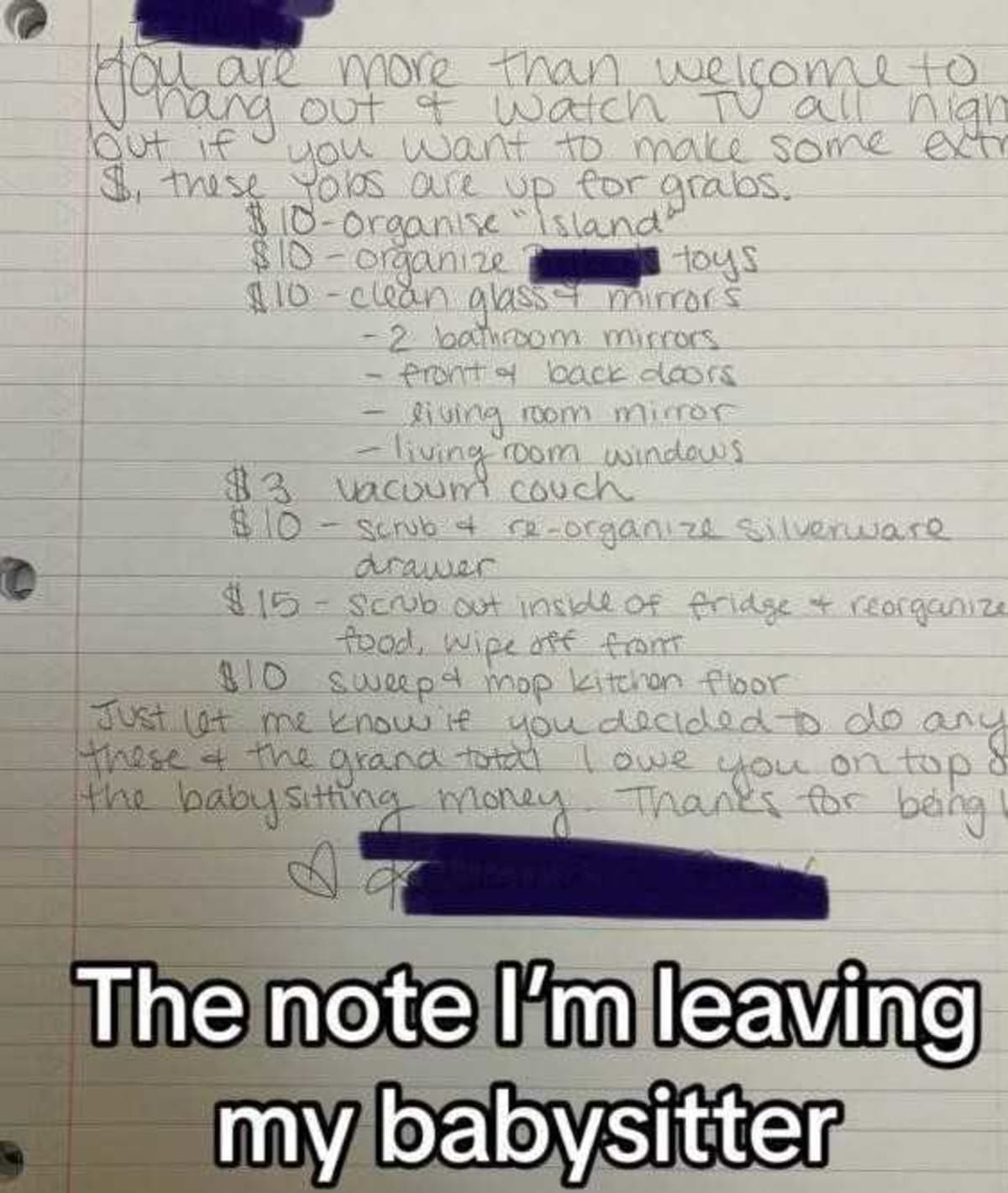 Missouri Mom's Babysitter List Goes Viral: $28/Hour - Image 4