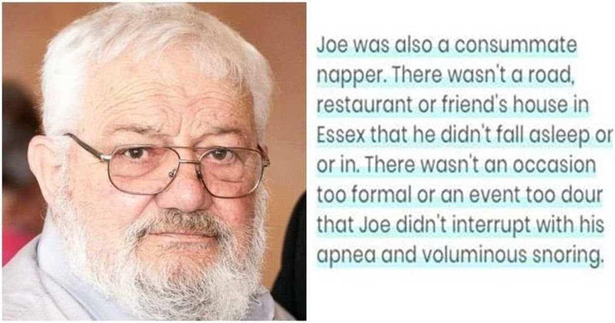Man's Hilarious Obituary Goes Viral for All the Right Reasons