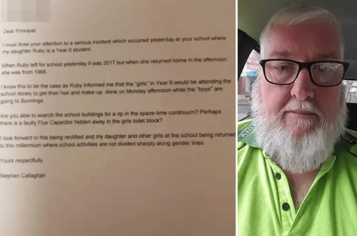 Dad's 'Time Travel' Letter Slams Sexist School Field Trip - Image 2