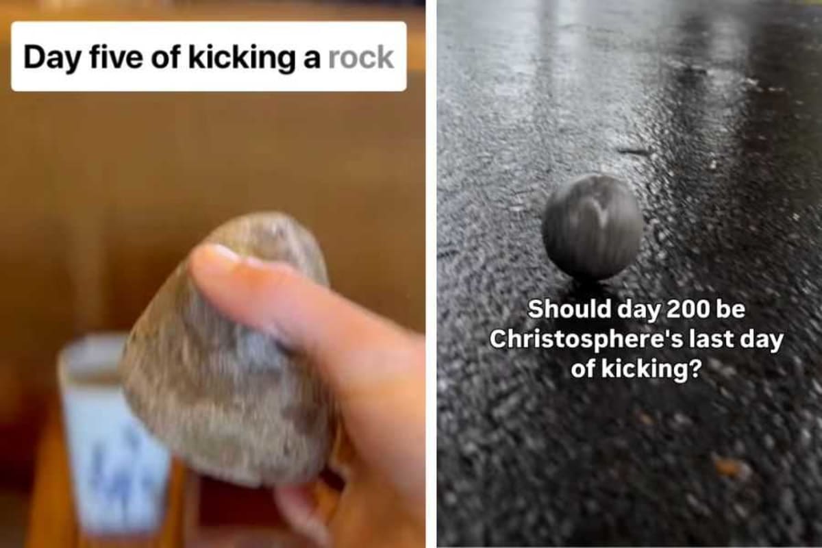 Man Kicks Rock 210 Miles in 200 Days, Internet Loves It - Image 3