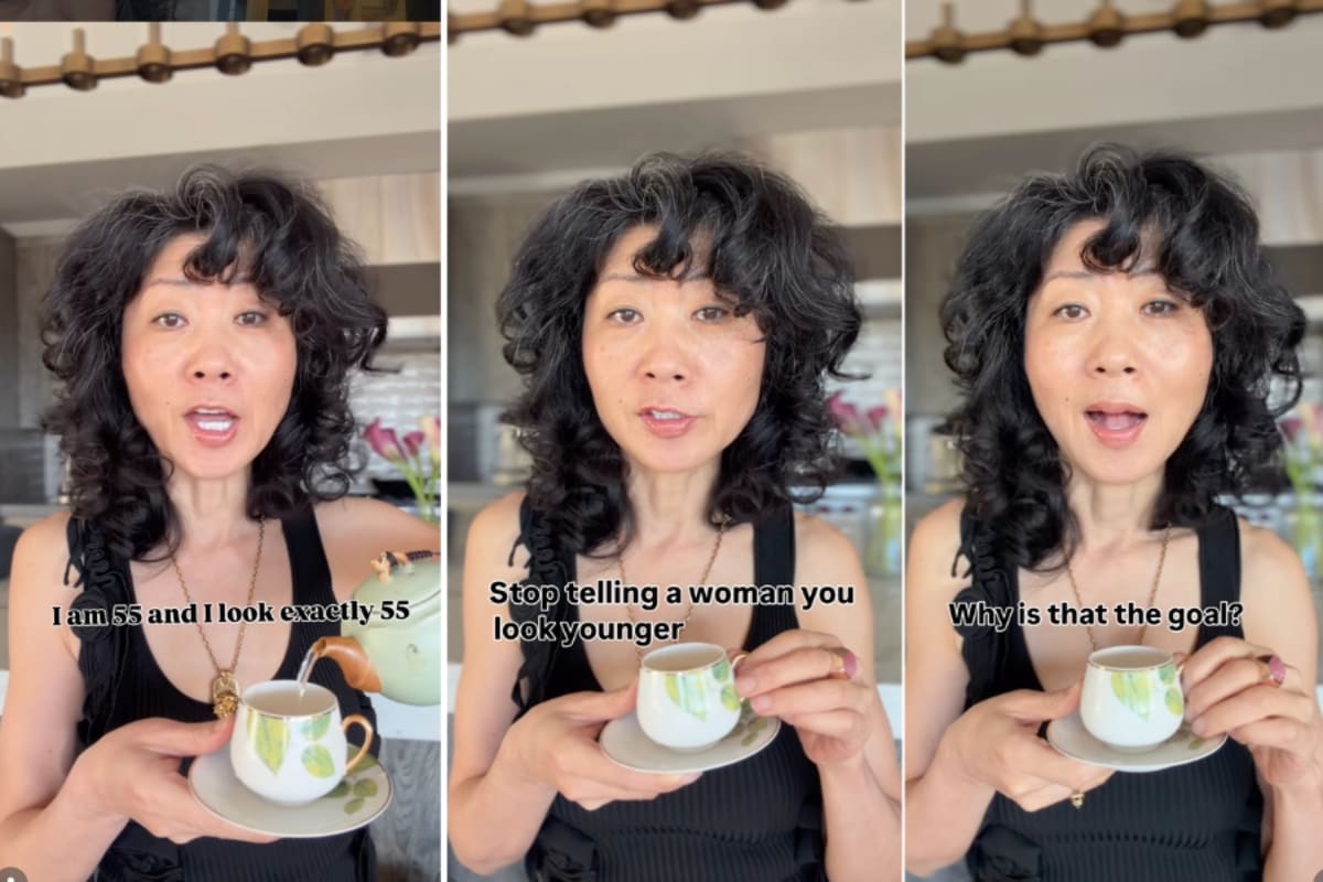 Woman, 55, Goes Viral Rejecting 'You Look Young' Comments