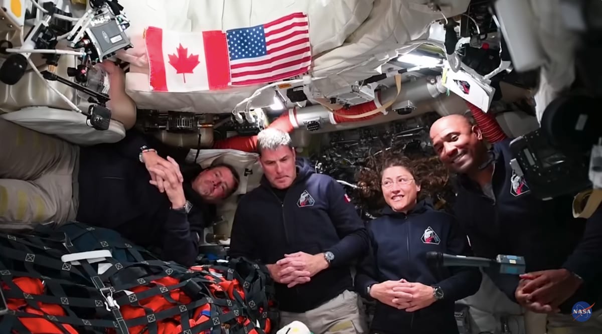 Astronaut's Easter message from space: 'We are the same thing