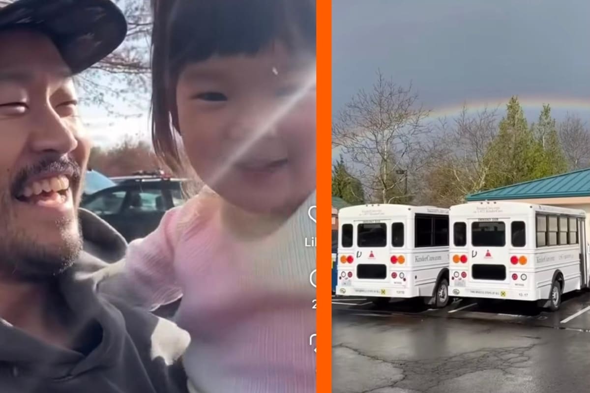 Dad's Rainbow Video Sparks Thousands to Share Joy