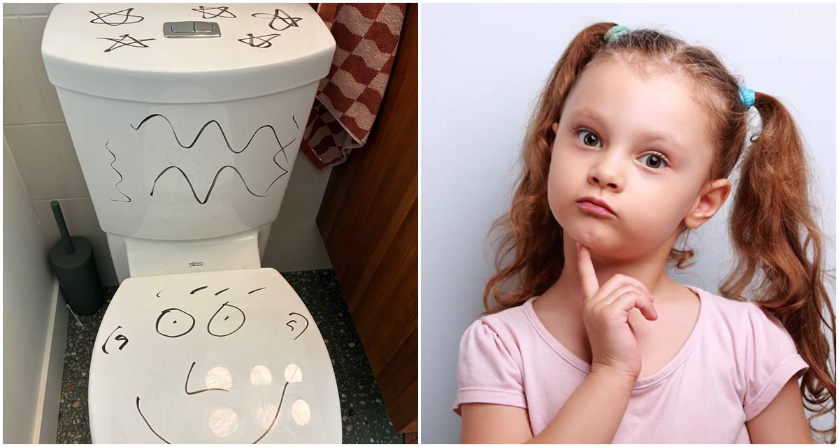 Mom's Dry-Erase Marker Hack Makes Toilet Cleaning Fun