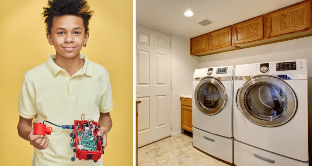 Nigerian Teen Builds Working Washer and Dryer From Bottle - Image 3