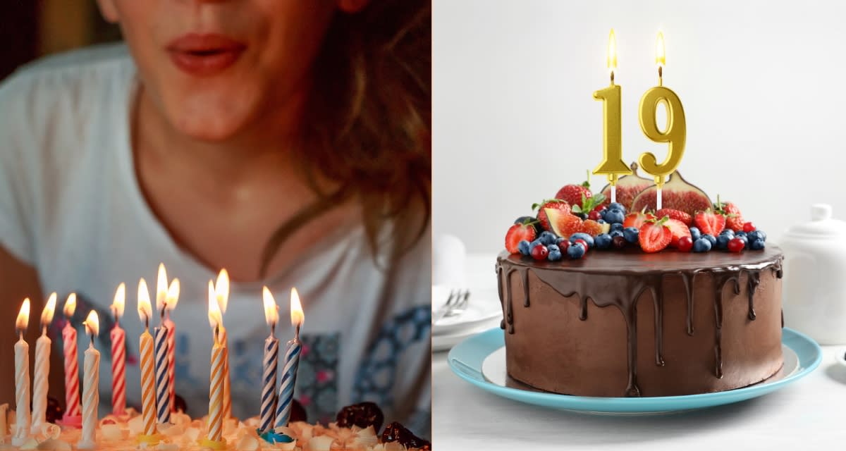 Mother Hope with Holly decorating white birthday cake with strawberries while sharing life advice